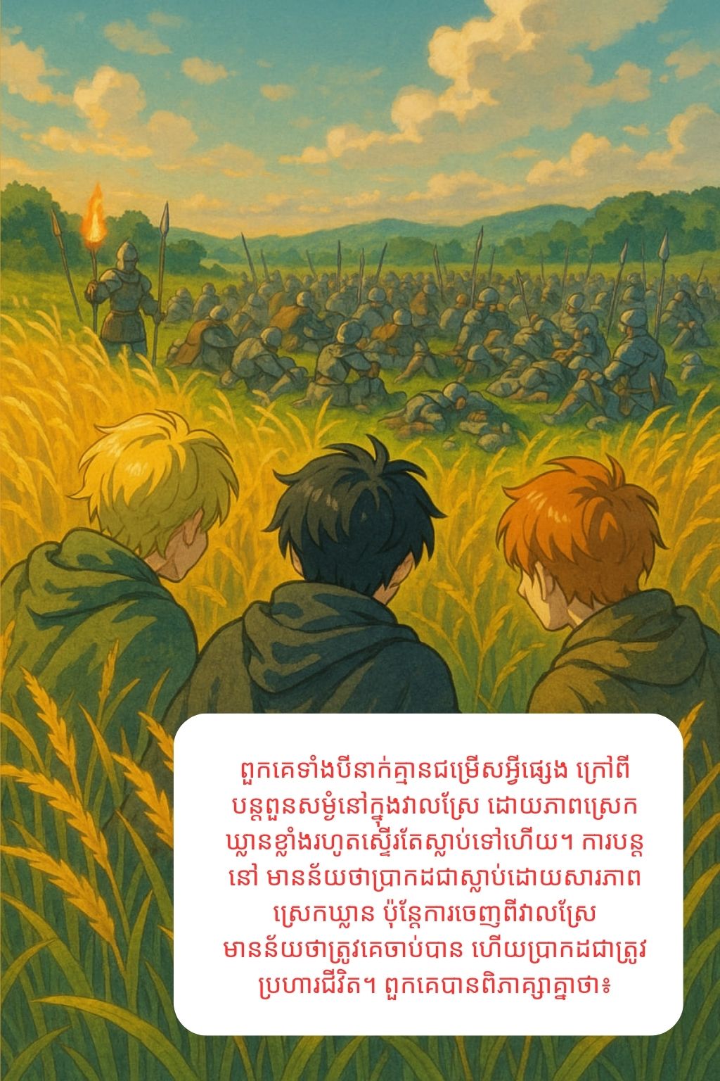 អារក្ស និងទាហានបីនាក់: oneshot